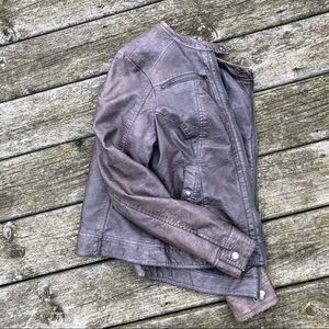 Maurices Faux leather moto jacket